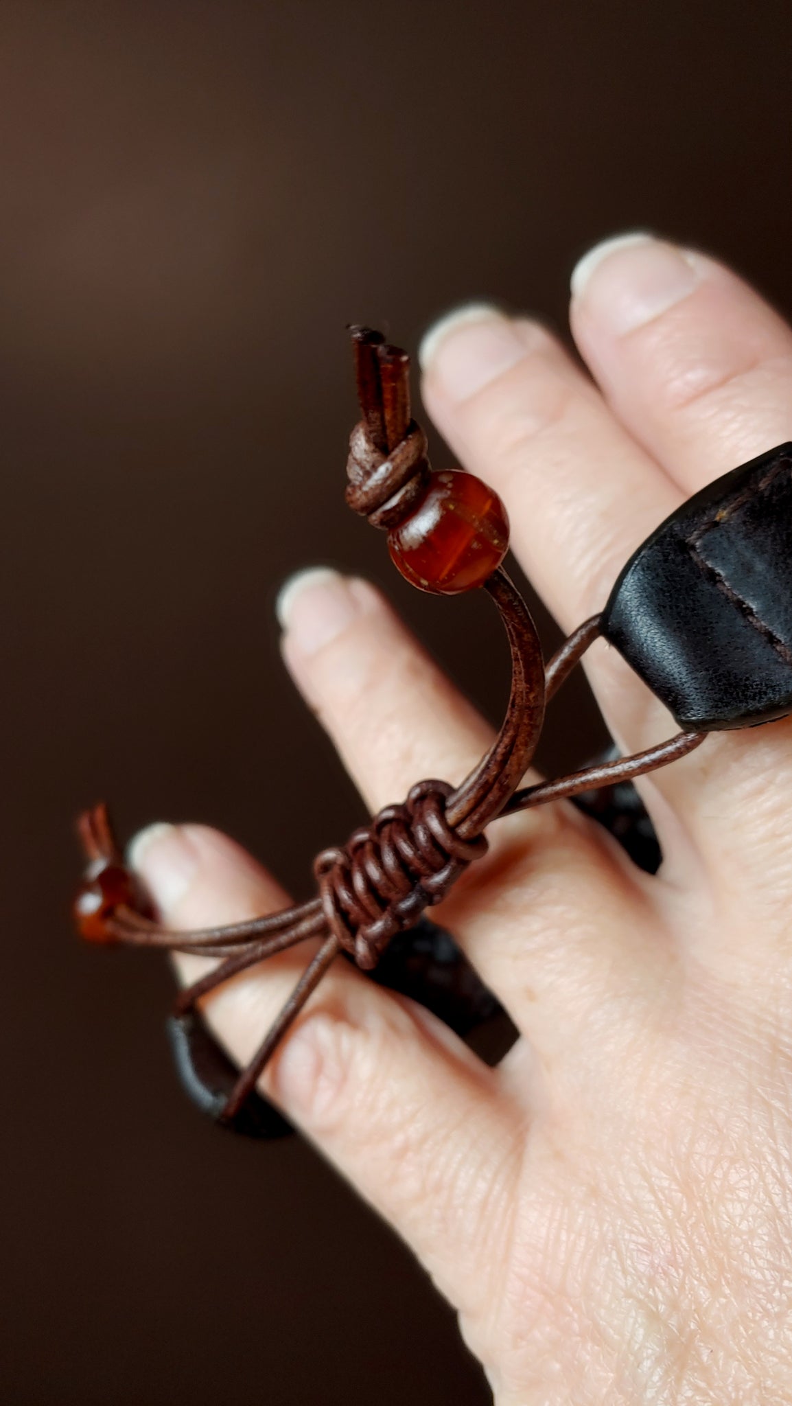 Amari Braided Leather Bracelet | Men's & Women's Warrior Leather Bracelet - SS1077