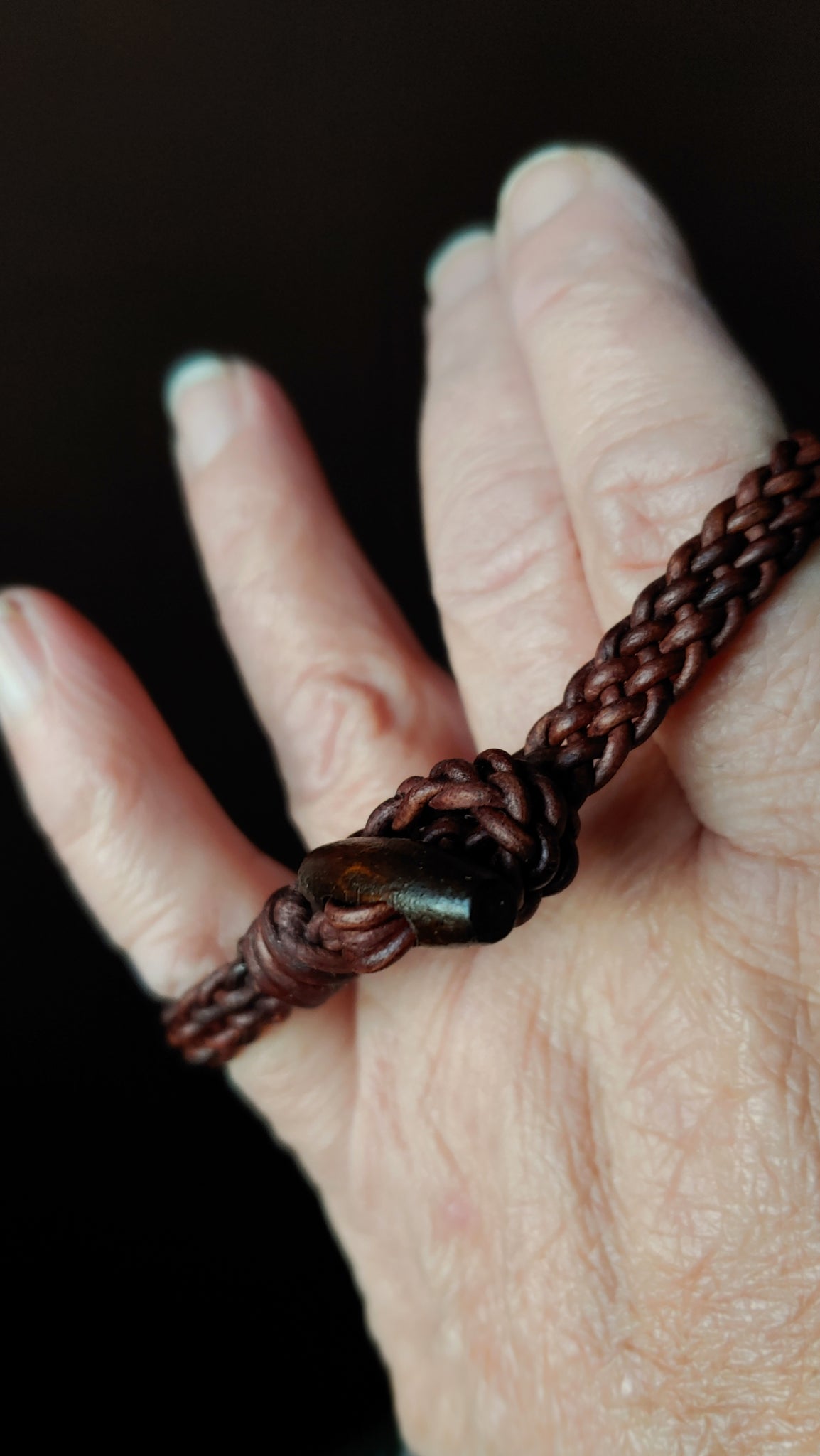 Identity Braided Leather Bracelet