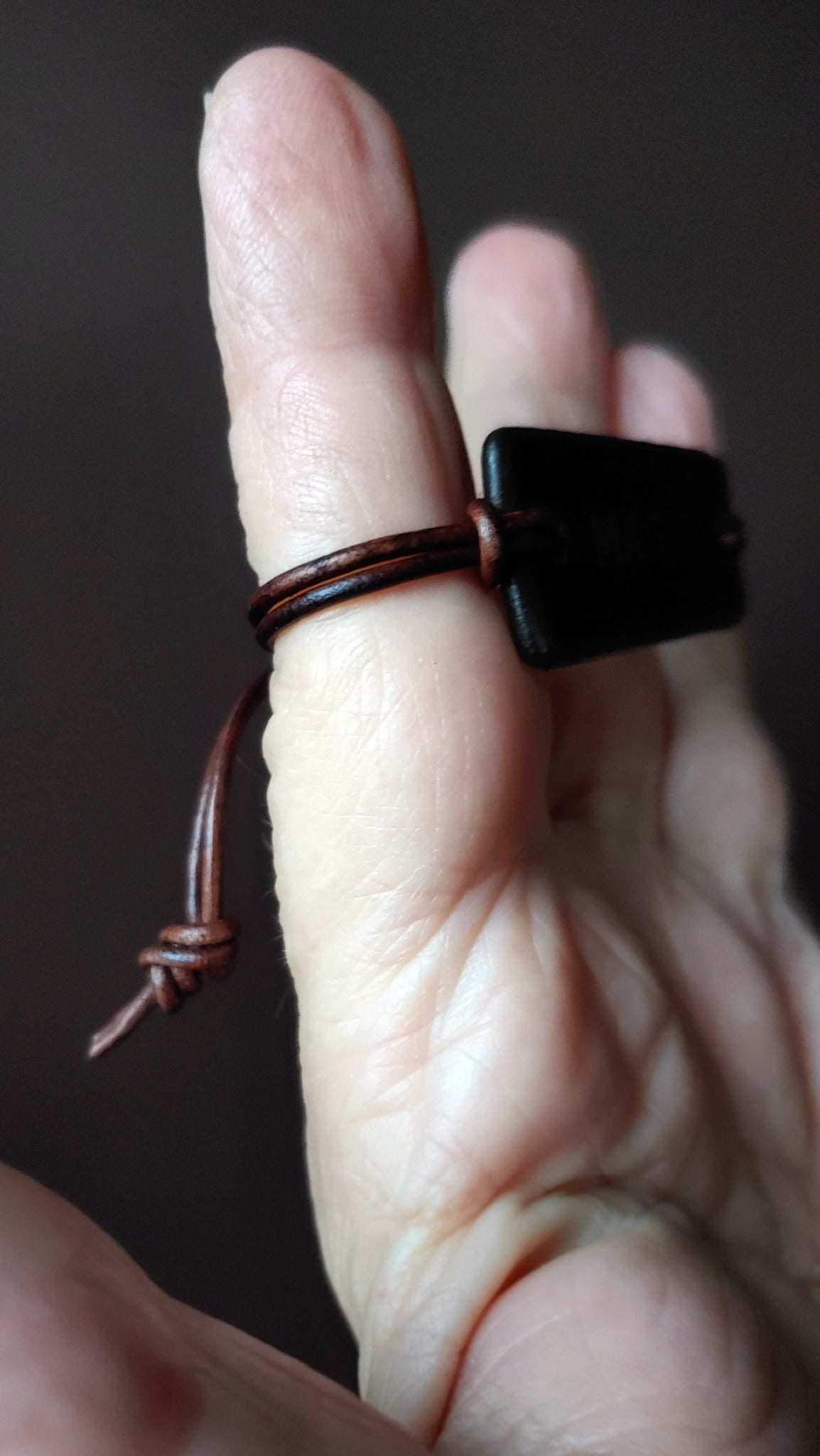 Identity Corded Leather Bracelet