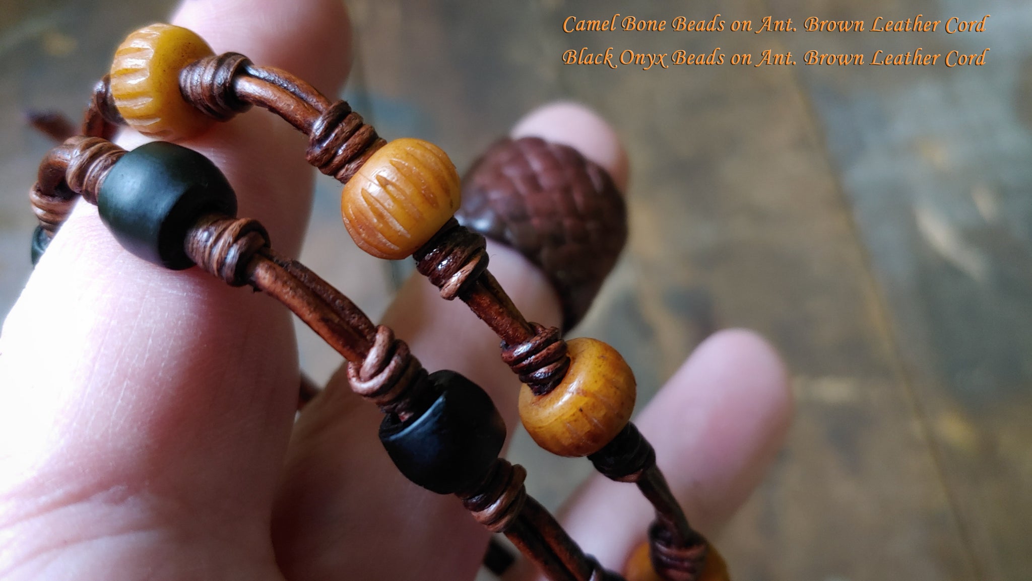 Chuma Leather Bracelet w/ Leather Toggle Button & Loop Clasp - CB1111
