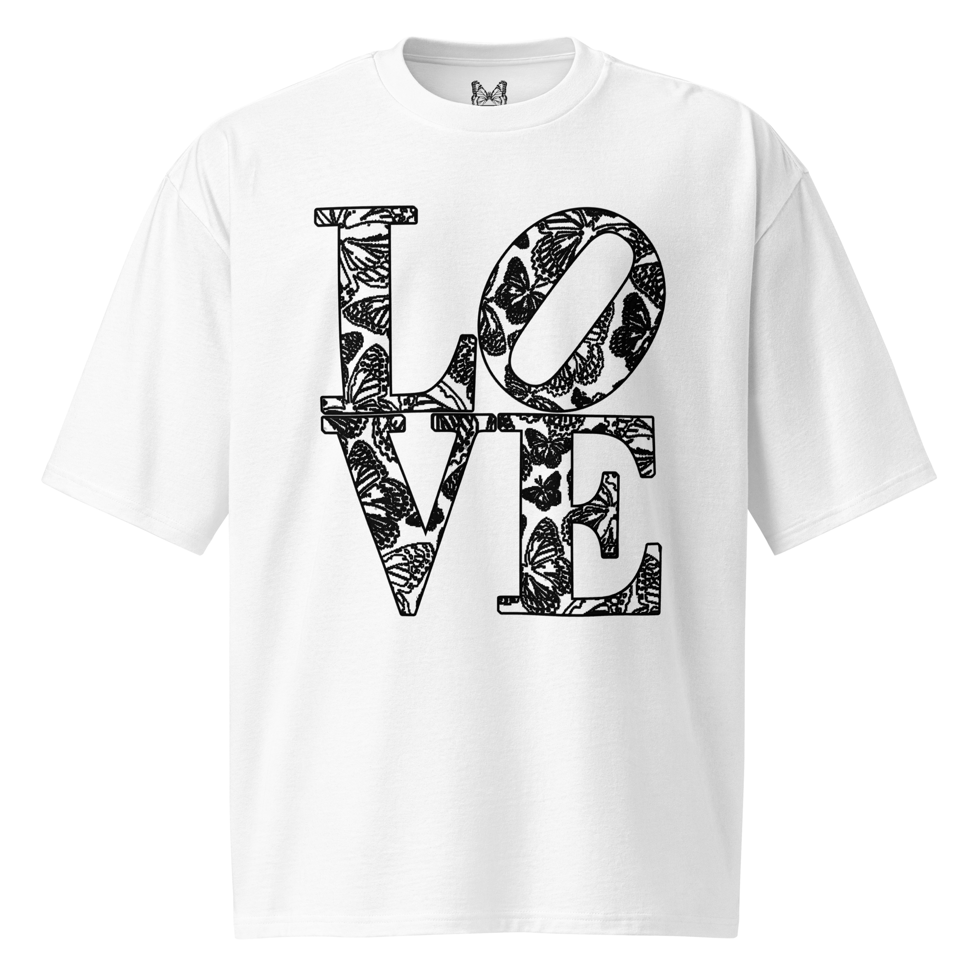 LOVE Butterfly Oversized Heavyweight T-shirt