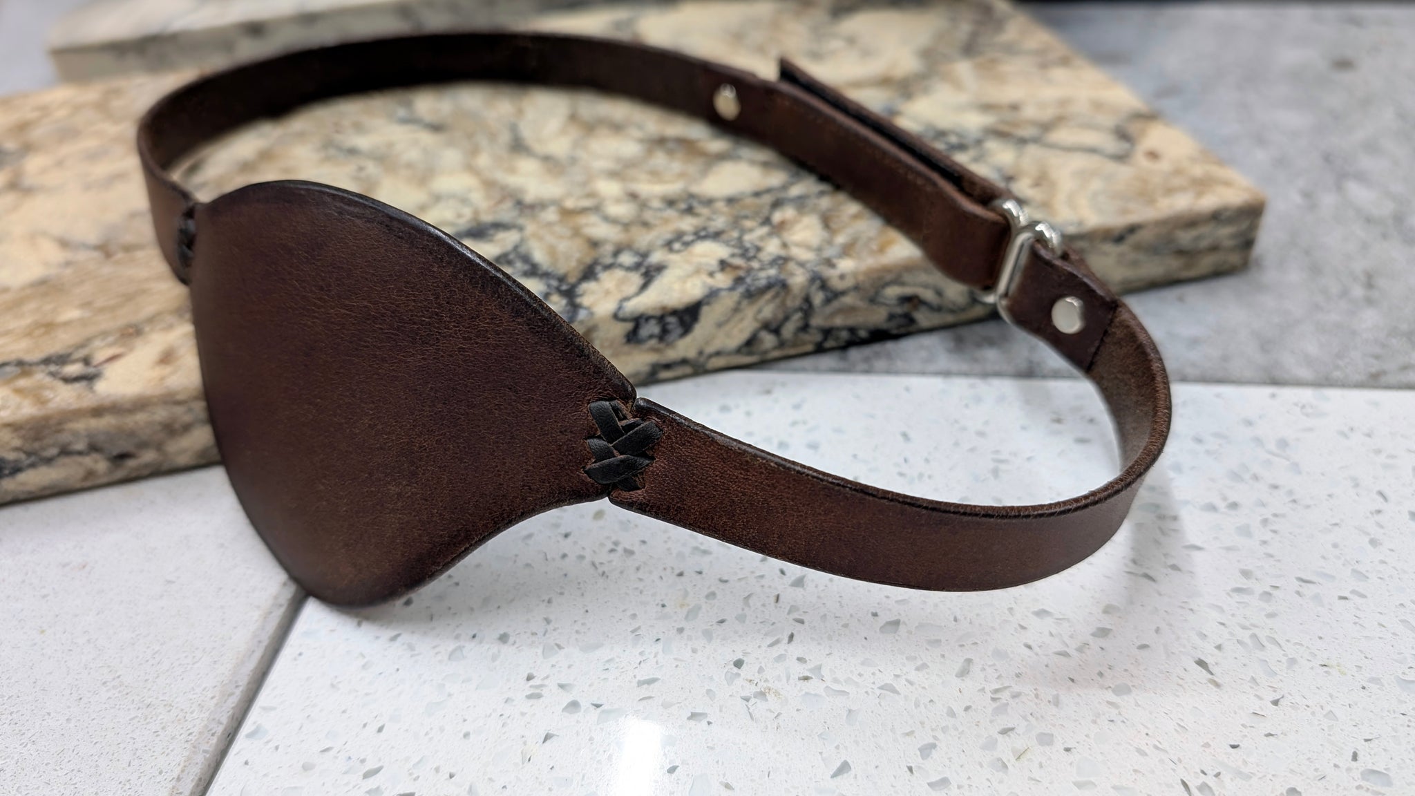 Custom Leather Eye Patch Templates; Right or Left Eye, PDF or SVG File with Instructions and Video