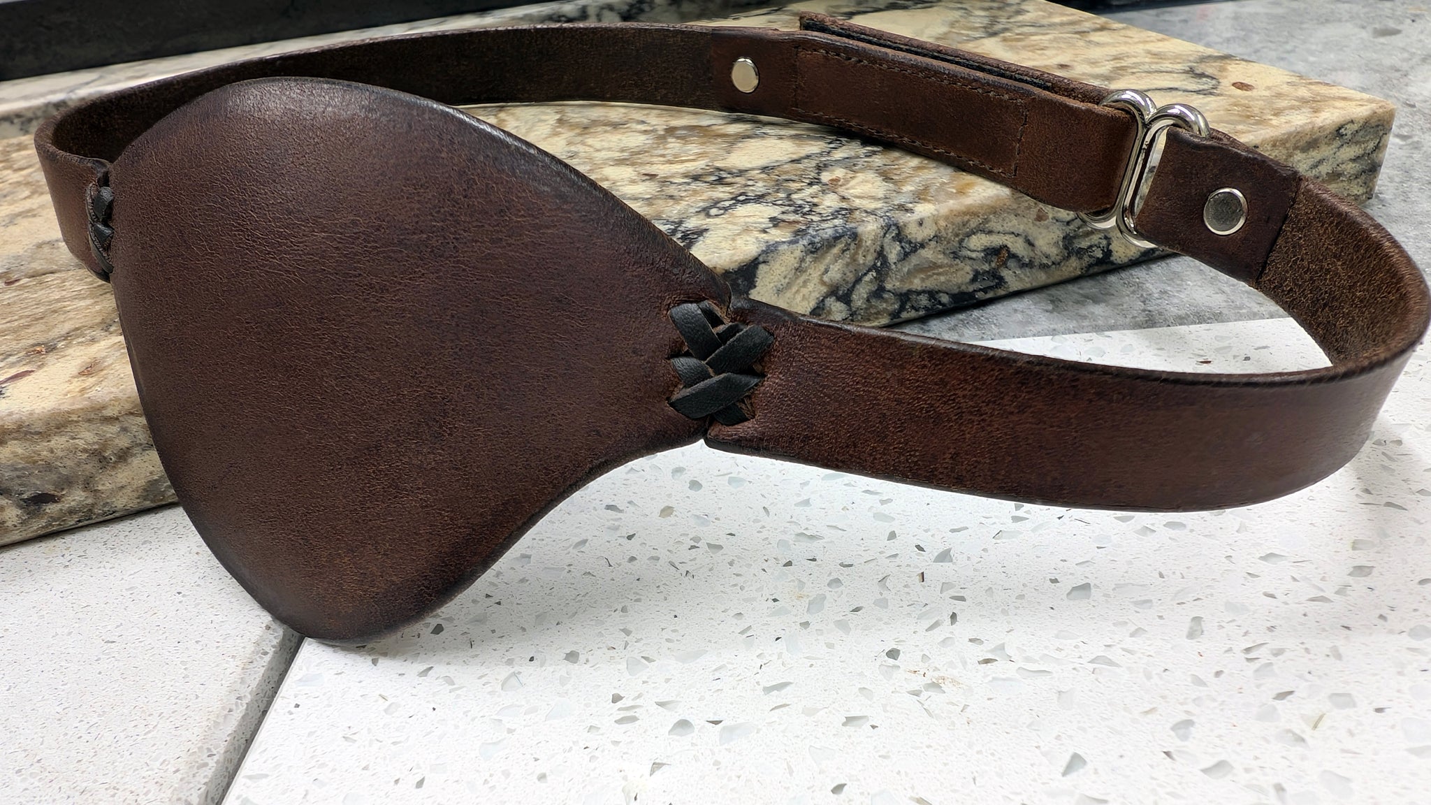Custom Leather Eye Patch Templates; Right or Left Eye, PDF or SVG File with Instructions and Video