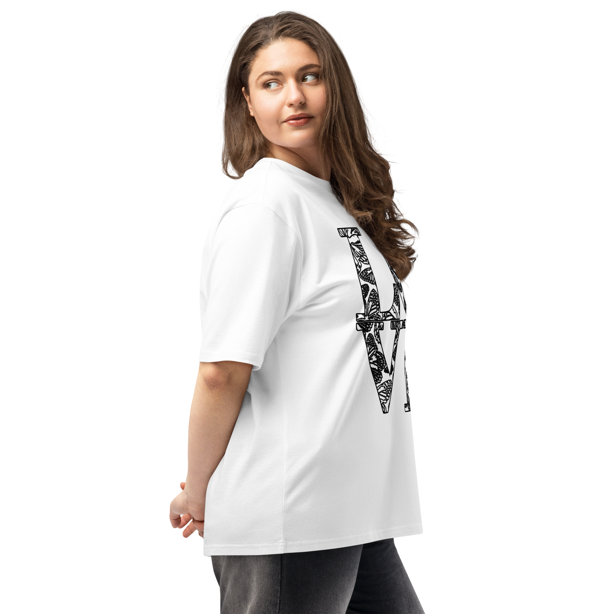 LOVE Butterfly Oversized Heavyweight T-shirt