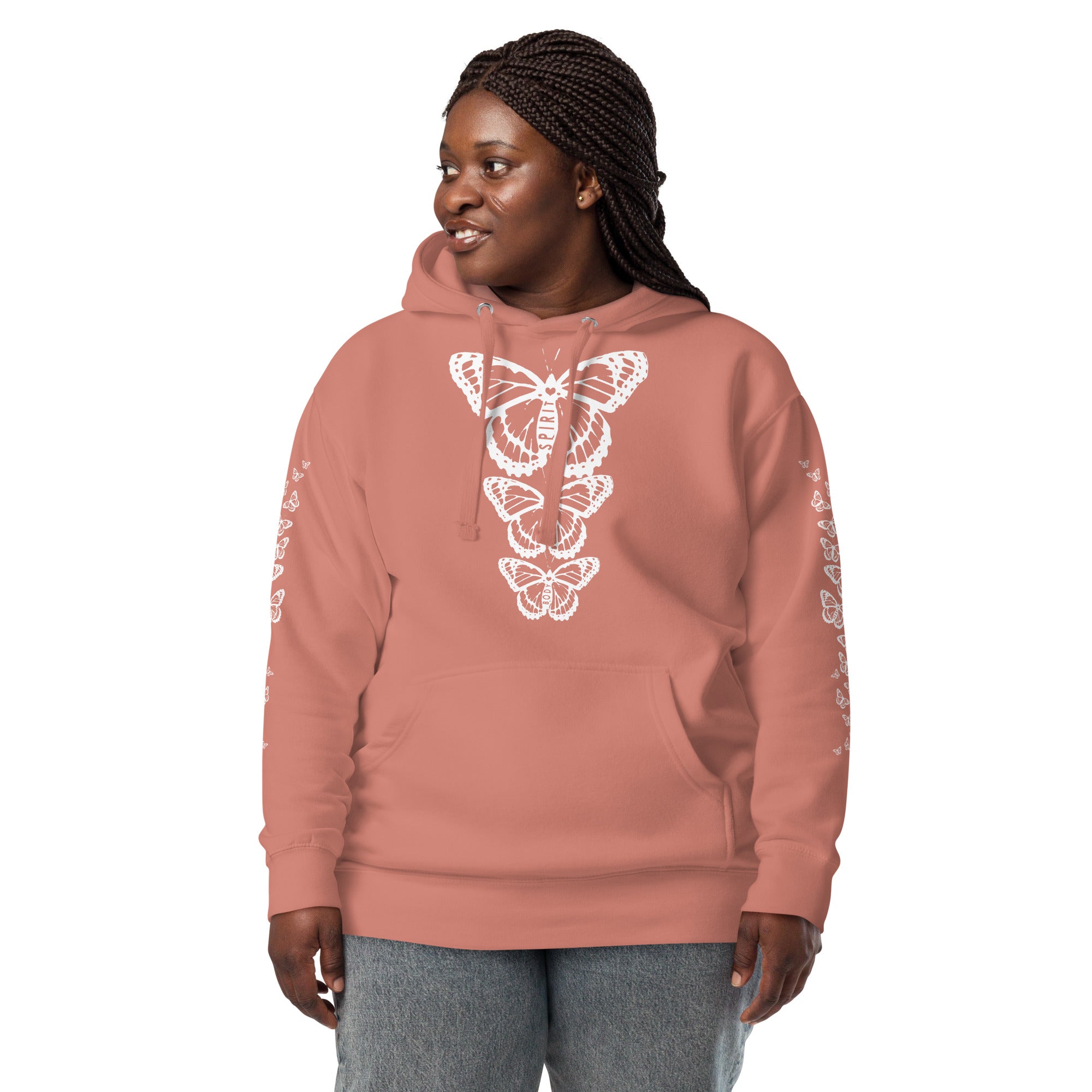 Body Mind Spirit Butterfly Unisex Hoodie