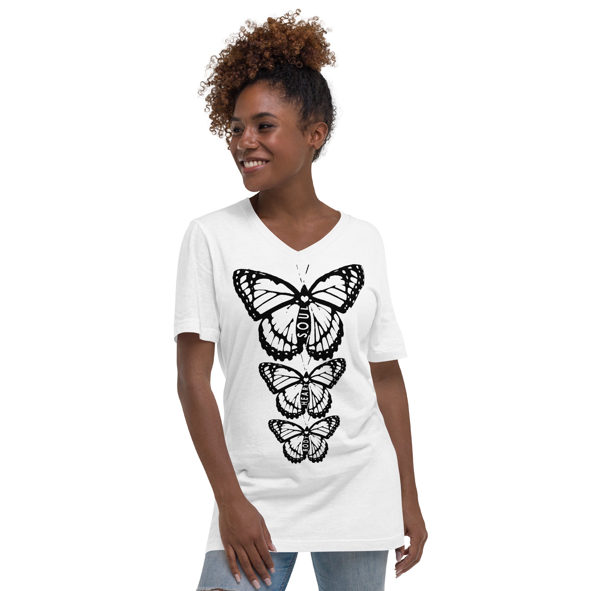 Body, Heart & Soul Butterfly Graphic T-Shirt