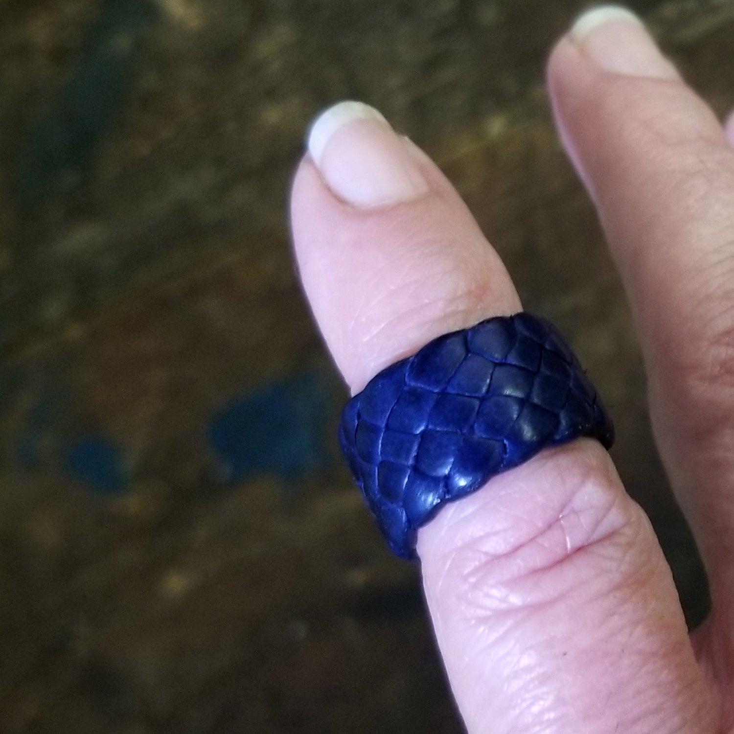 2 - Kama Braided Leather Ring, Anniversary & Wedding Bands