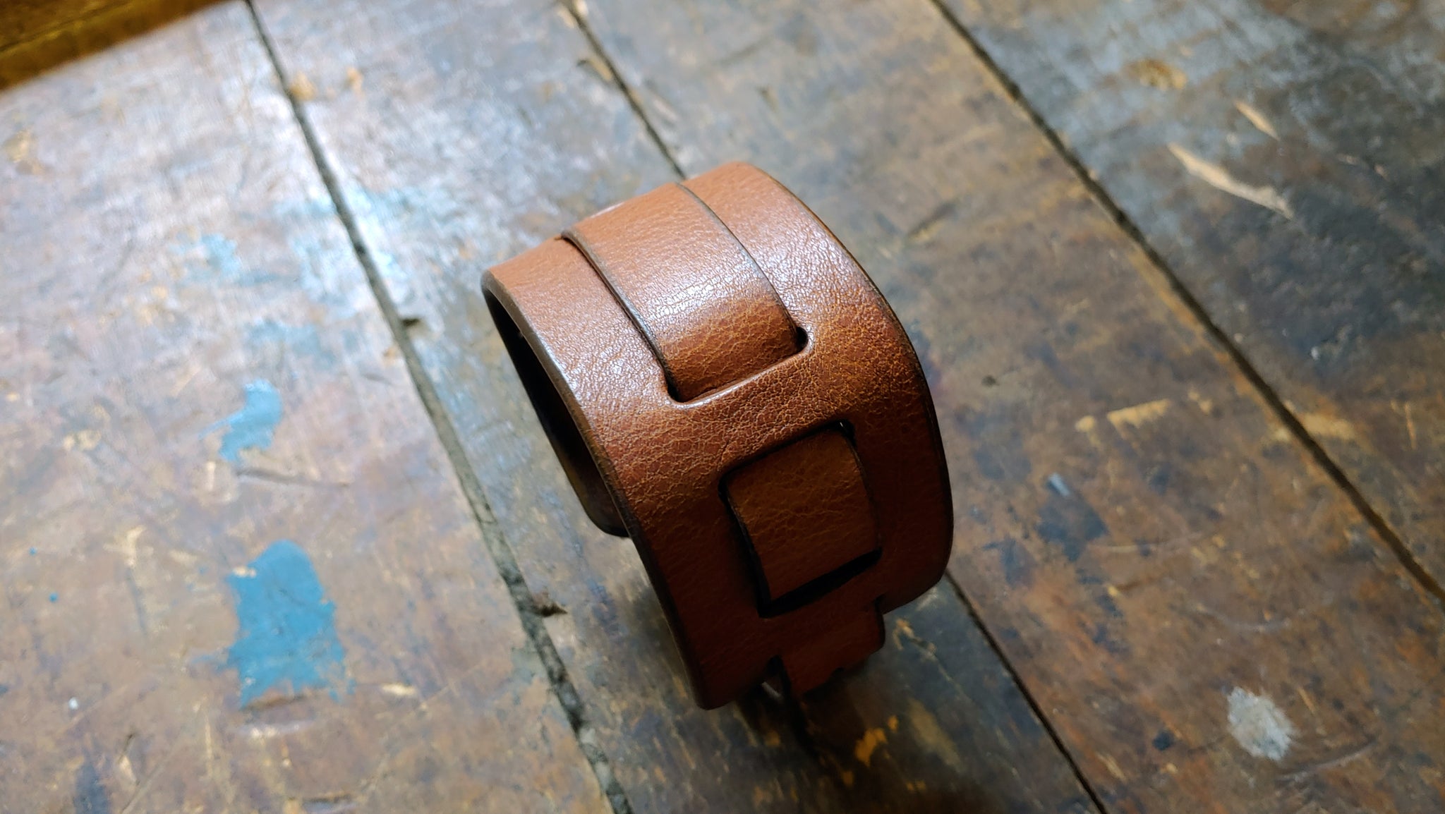 Cliff Booth 2-piece set, BUND Watchband & Leather BRACELET