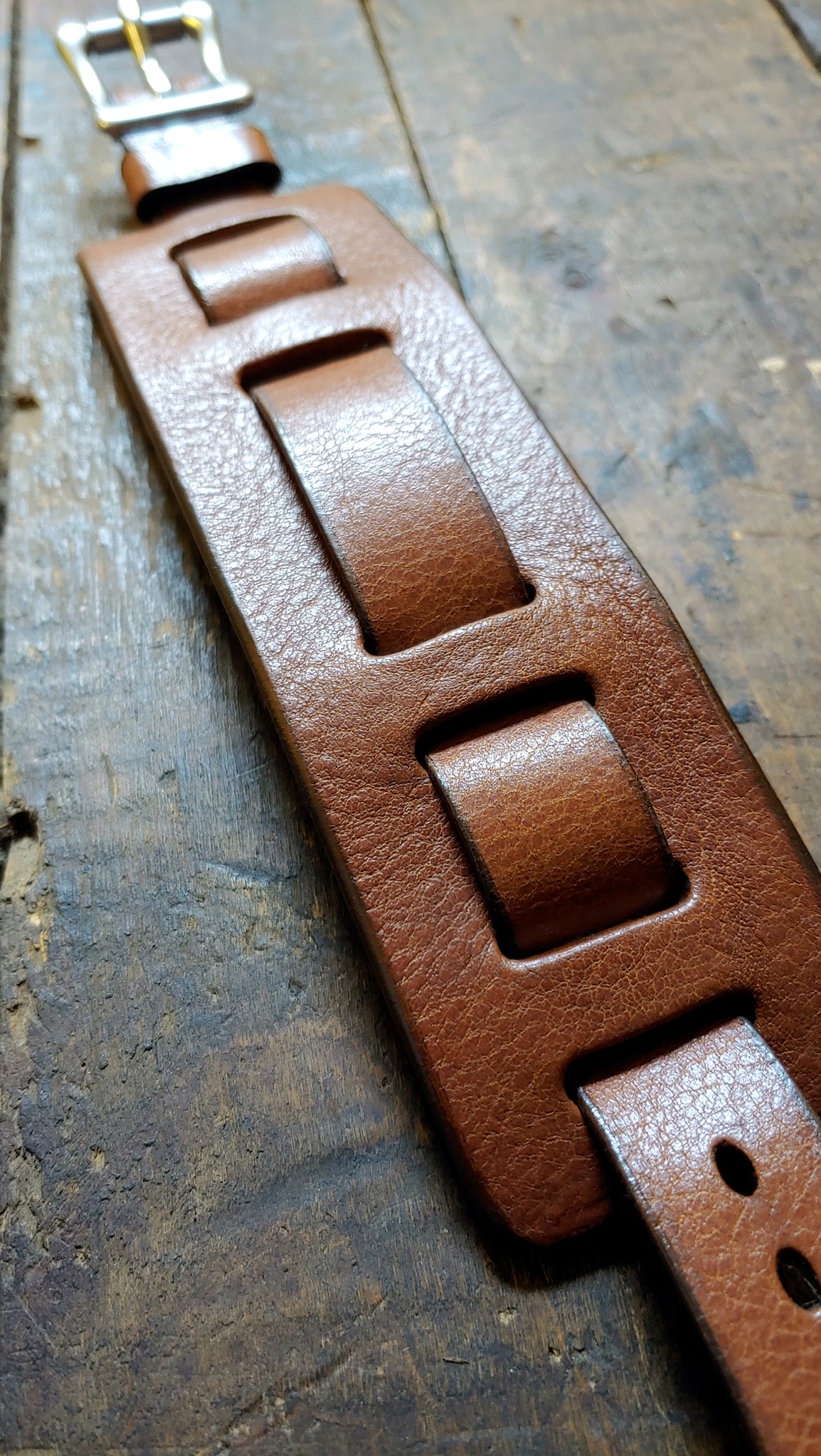 Cliff Booth 2-piece set, BUND Watchband & Leather BRACELET
