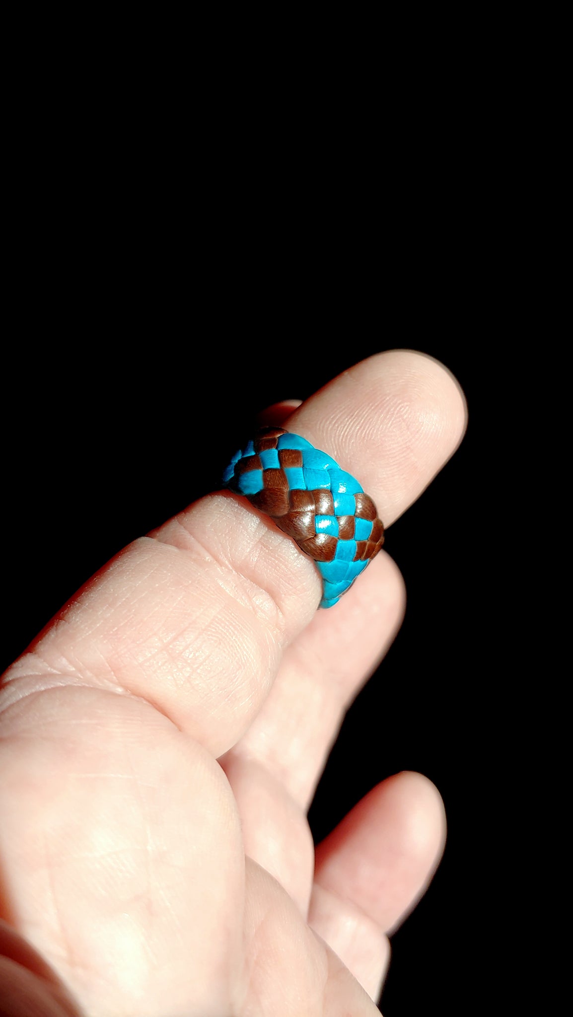 2 - Kama Braided Leather Ring, Anniversary & Wedding Bands