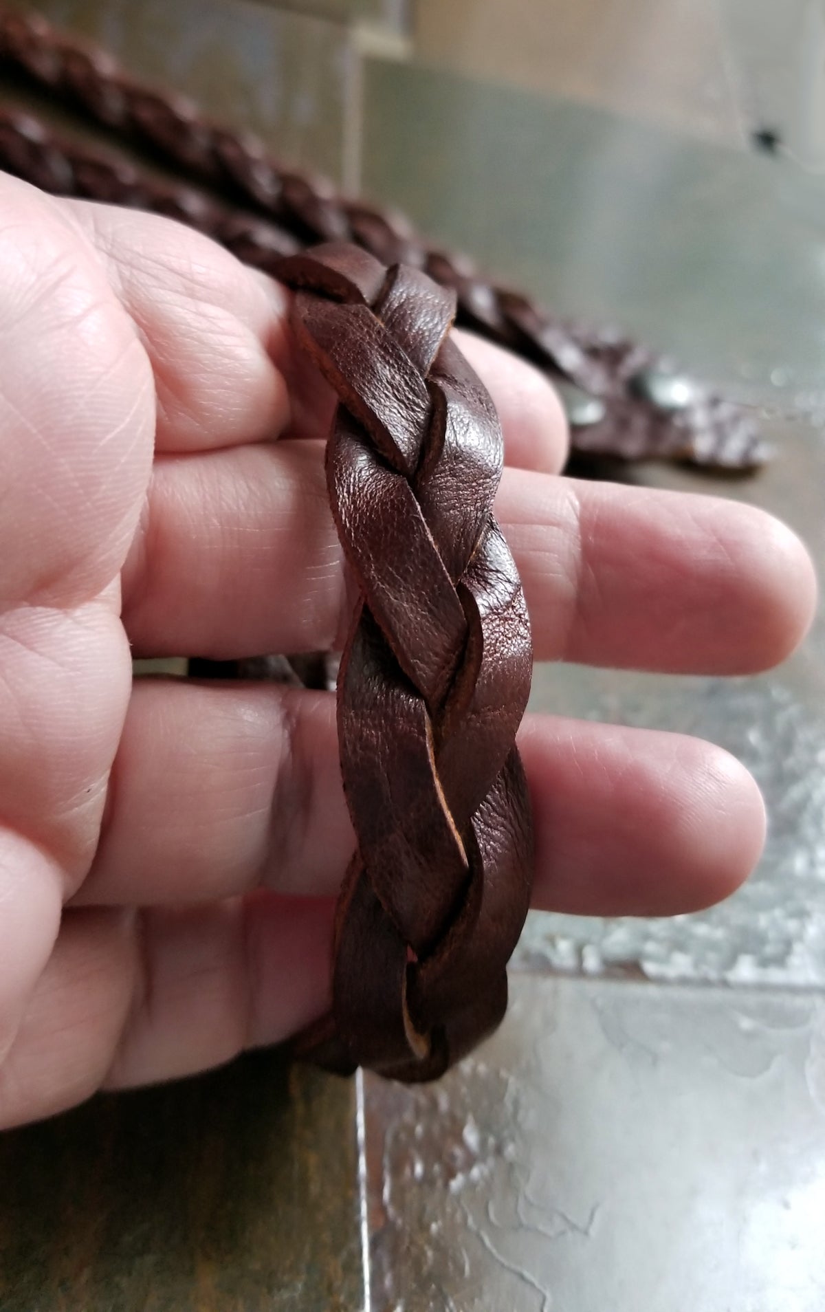 Bo Hand Braided Leather Mystery Bracelet - Trick Braid Bracelet