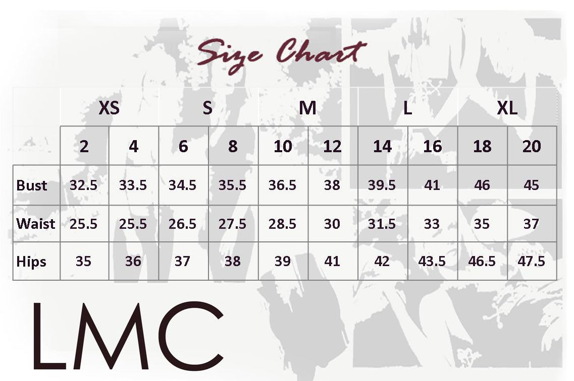 Lisa M Cantalupo size chart