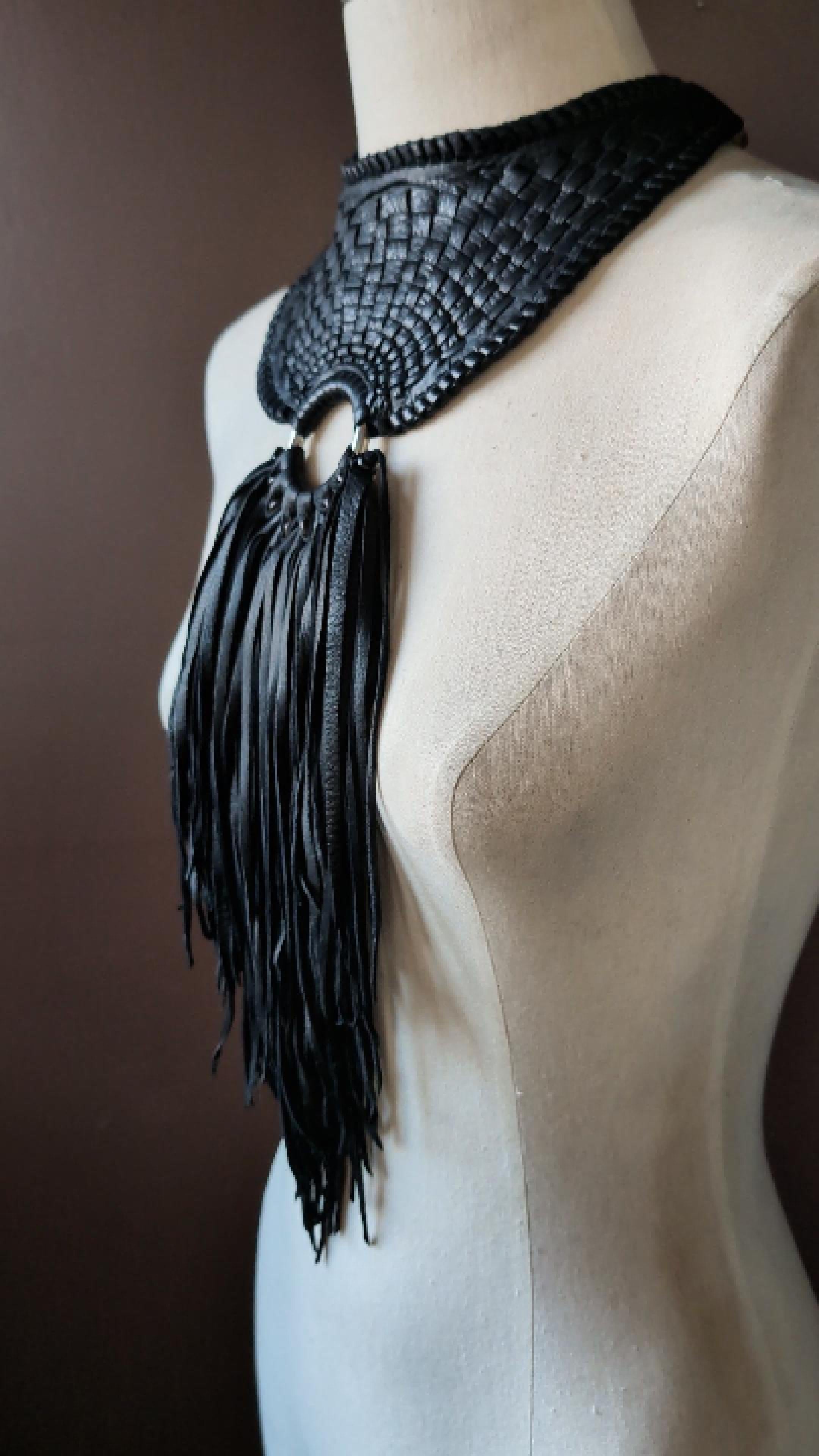 Zanta: A Leather Neckpiece Born from Tribal Legacy and Handcrafted Luxury
