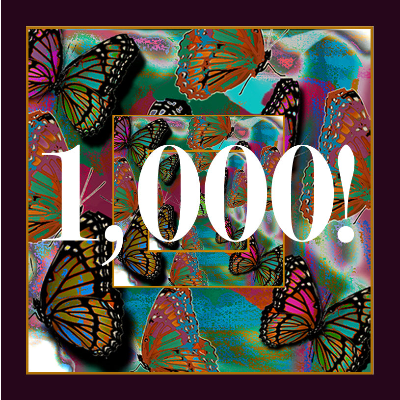 1,000 Etsy Sales Milestone