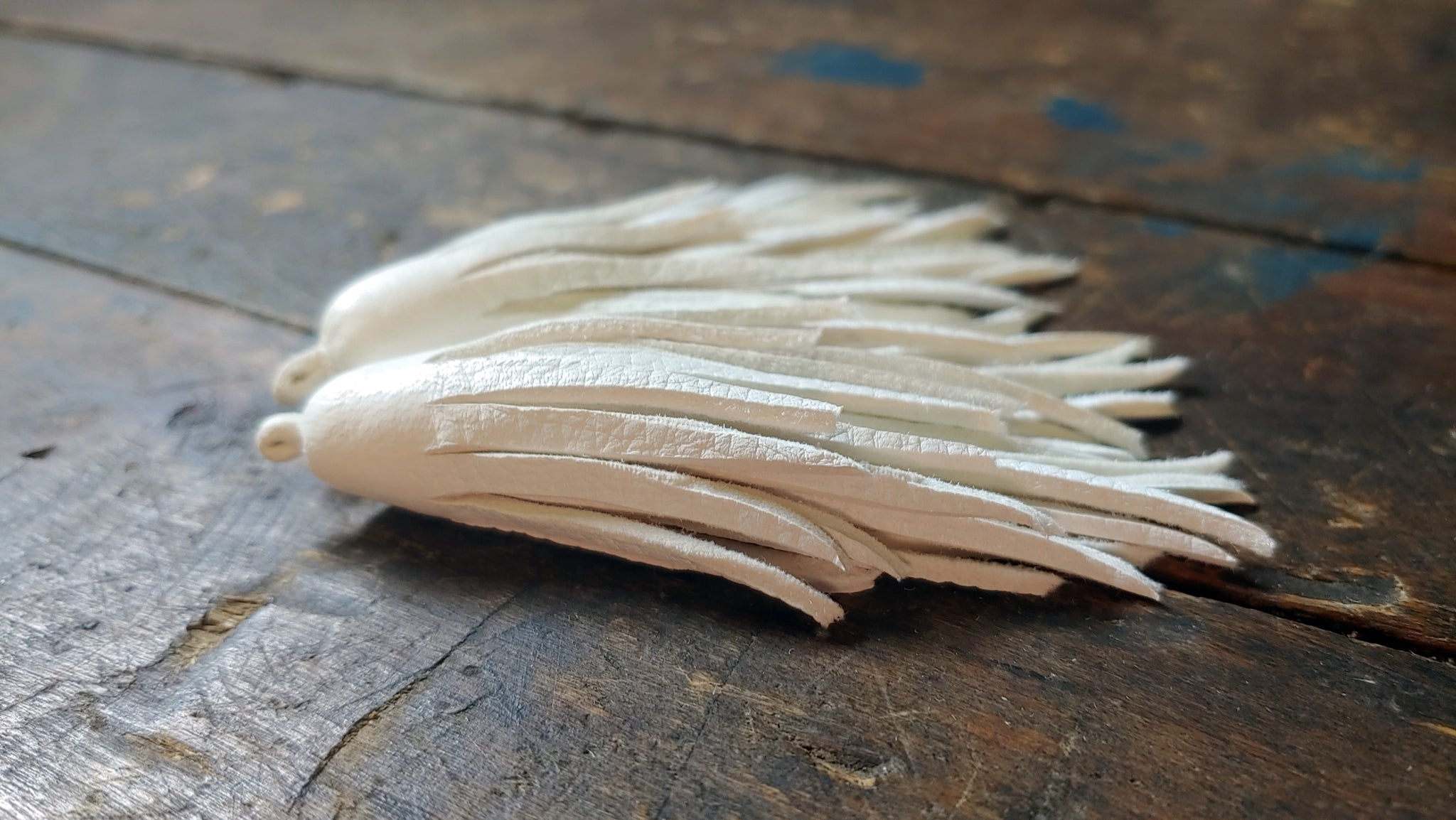 Kimani MINI 4" Long Leather Tassel Earrings