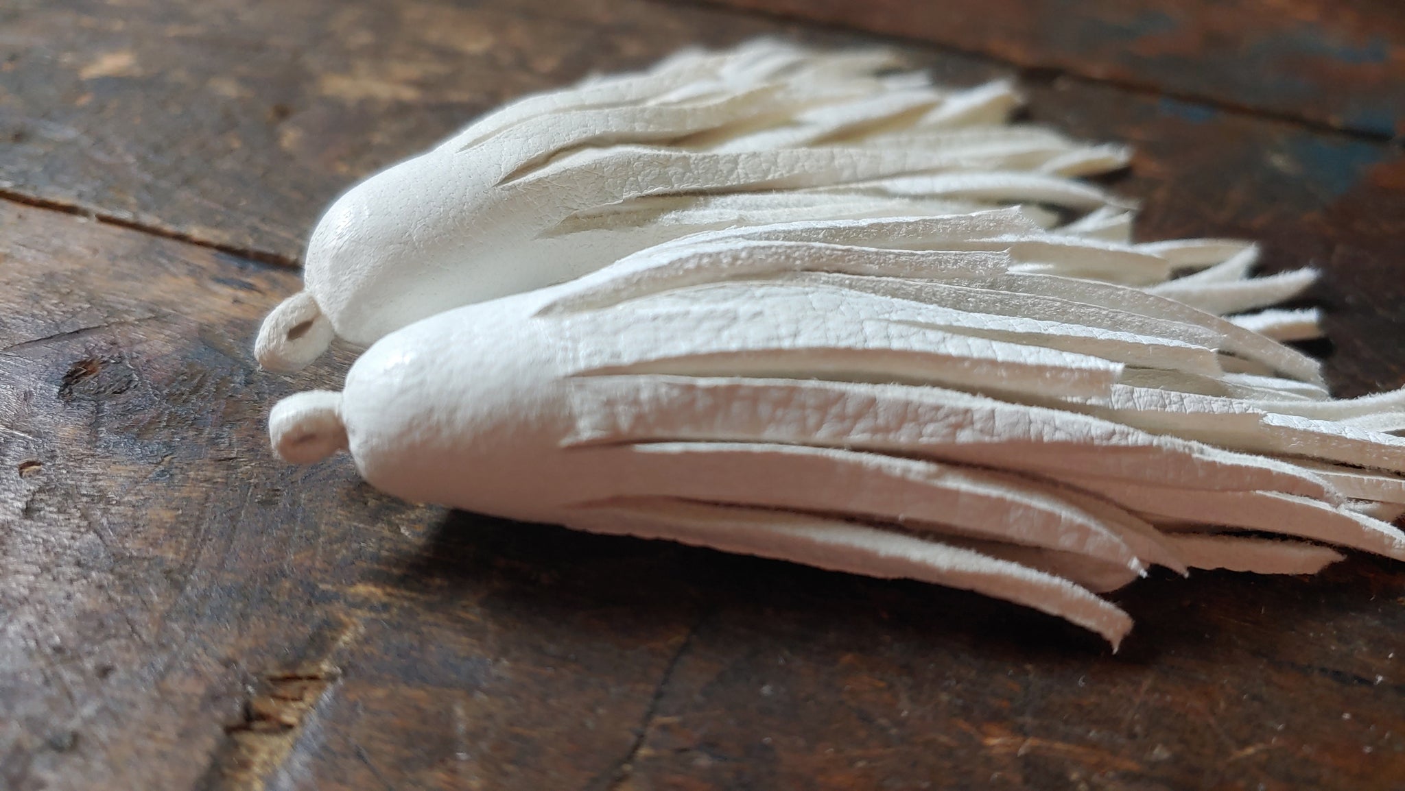 Kimani MINI 4" Long Leather Tassel Earrings