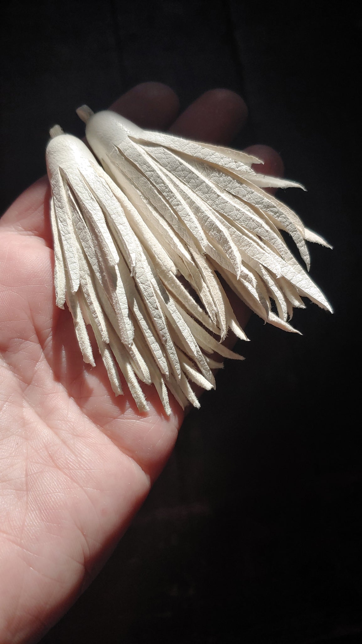 Kimani MINI 4" Long Leather Tassel Earrings