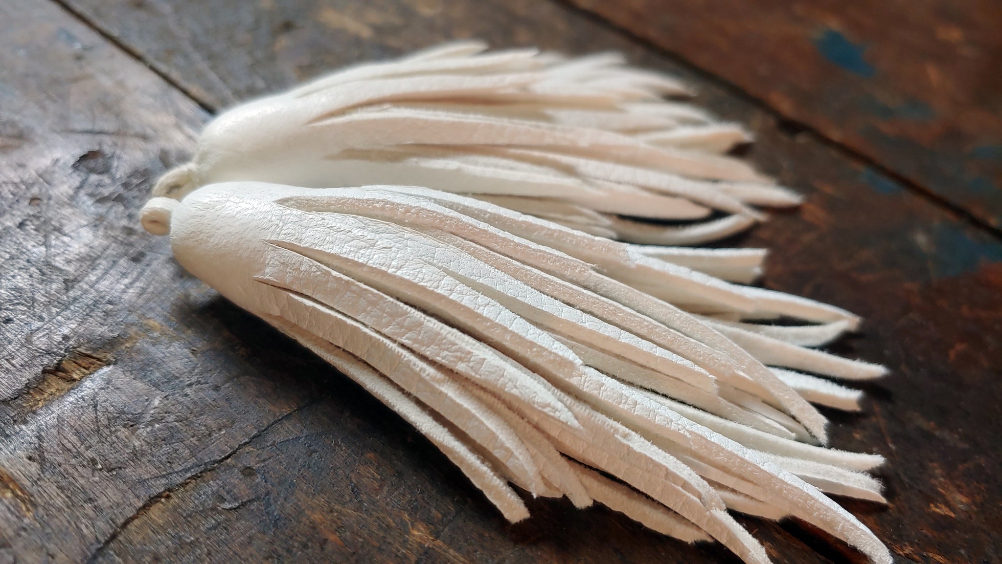 Kimani MINI 4" Long Leather Tassel Earrings