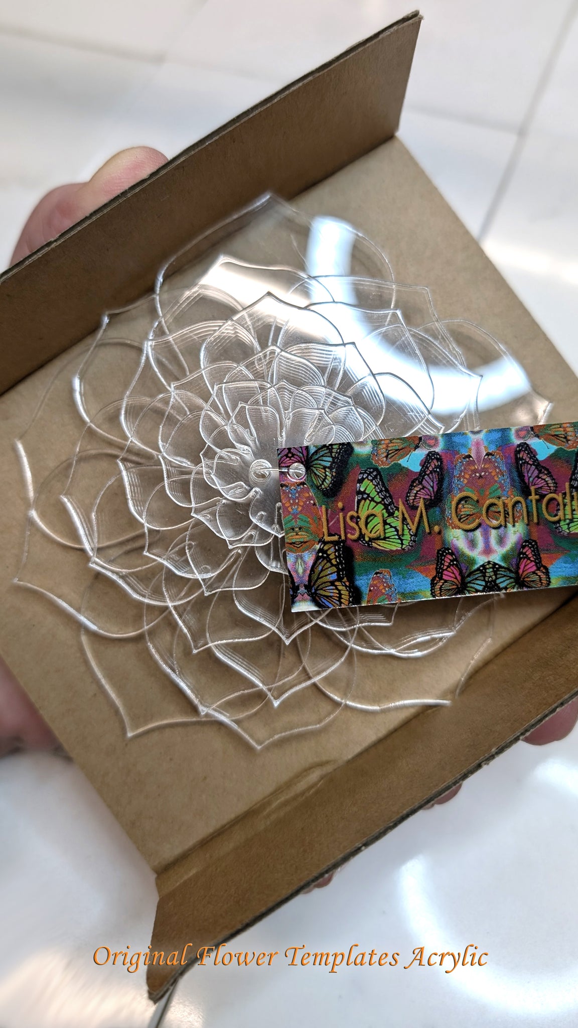 Autumn Rose Leather Flower Templates | Reusable Cardstock Flower Templates