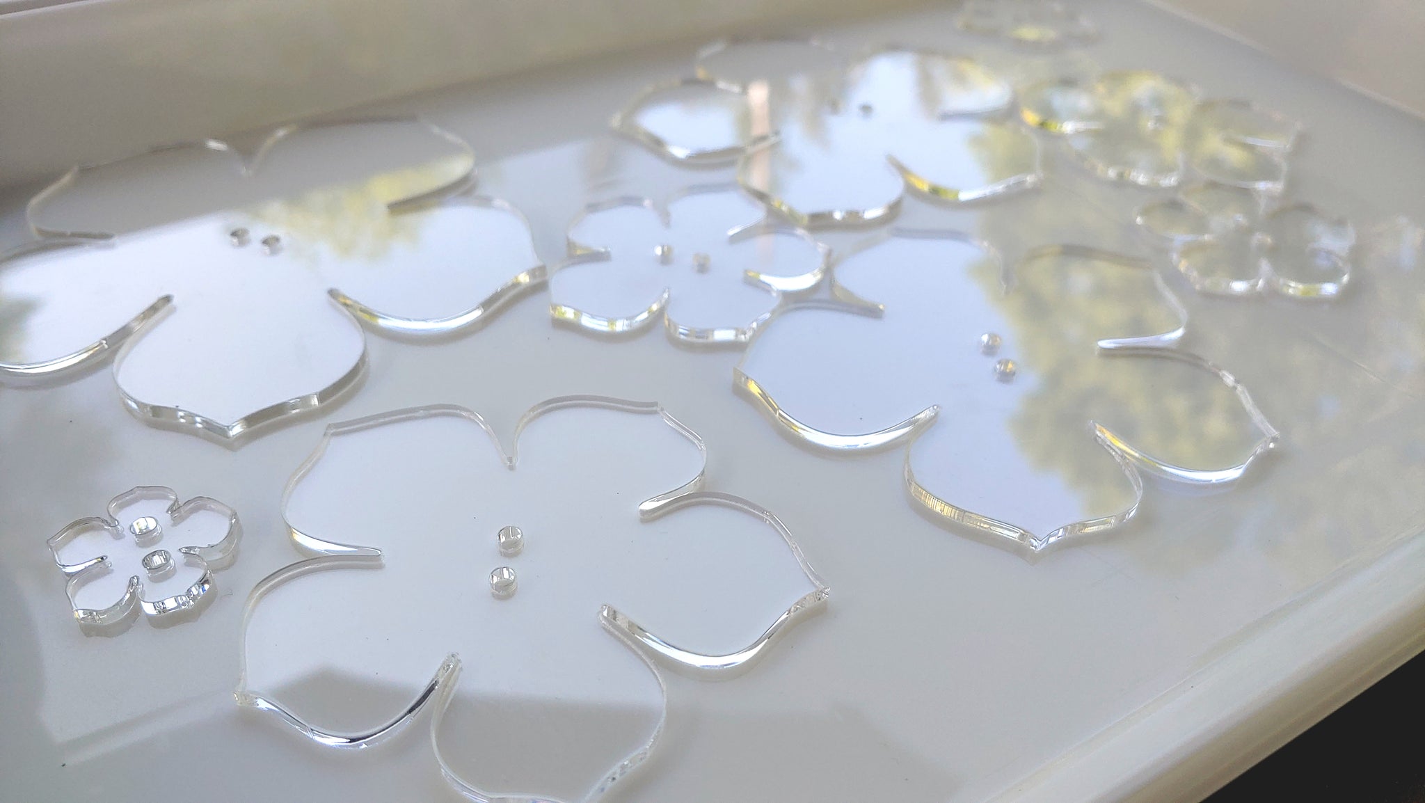 Leather Flower Templates | Reusable Cardstock & Acrylic Cutting Tools for Handmade Leather Flowers