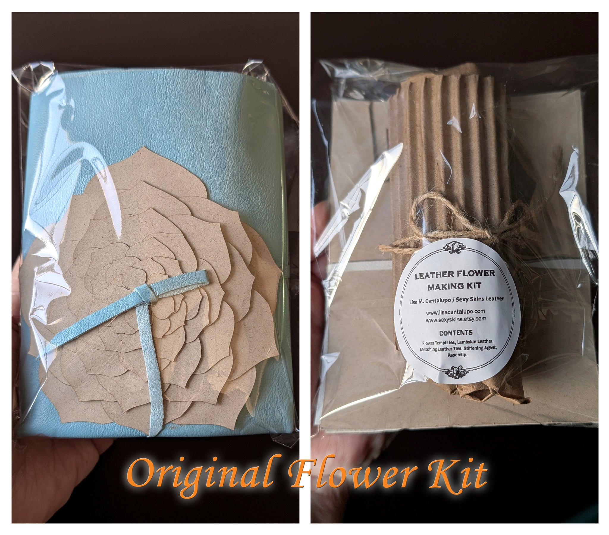Autumn Rose Leather Flower Templates | Reusable Cardstock Flower Templates