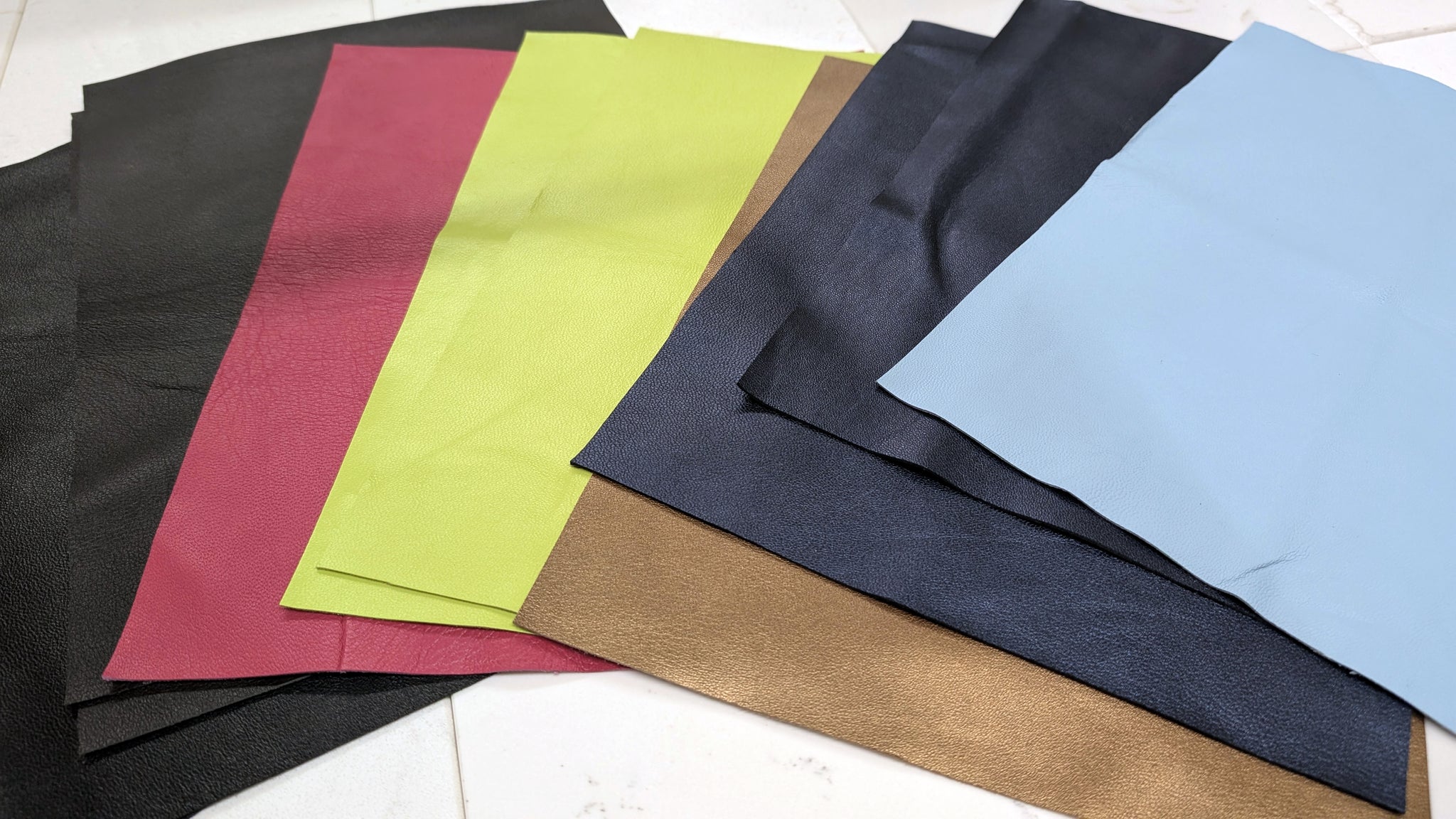 Premium Lambskin Leather Panels for Leather Flower Making & DIY Leather Crafts