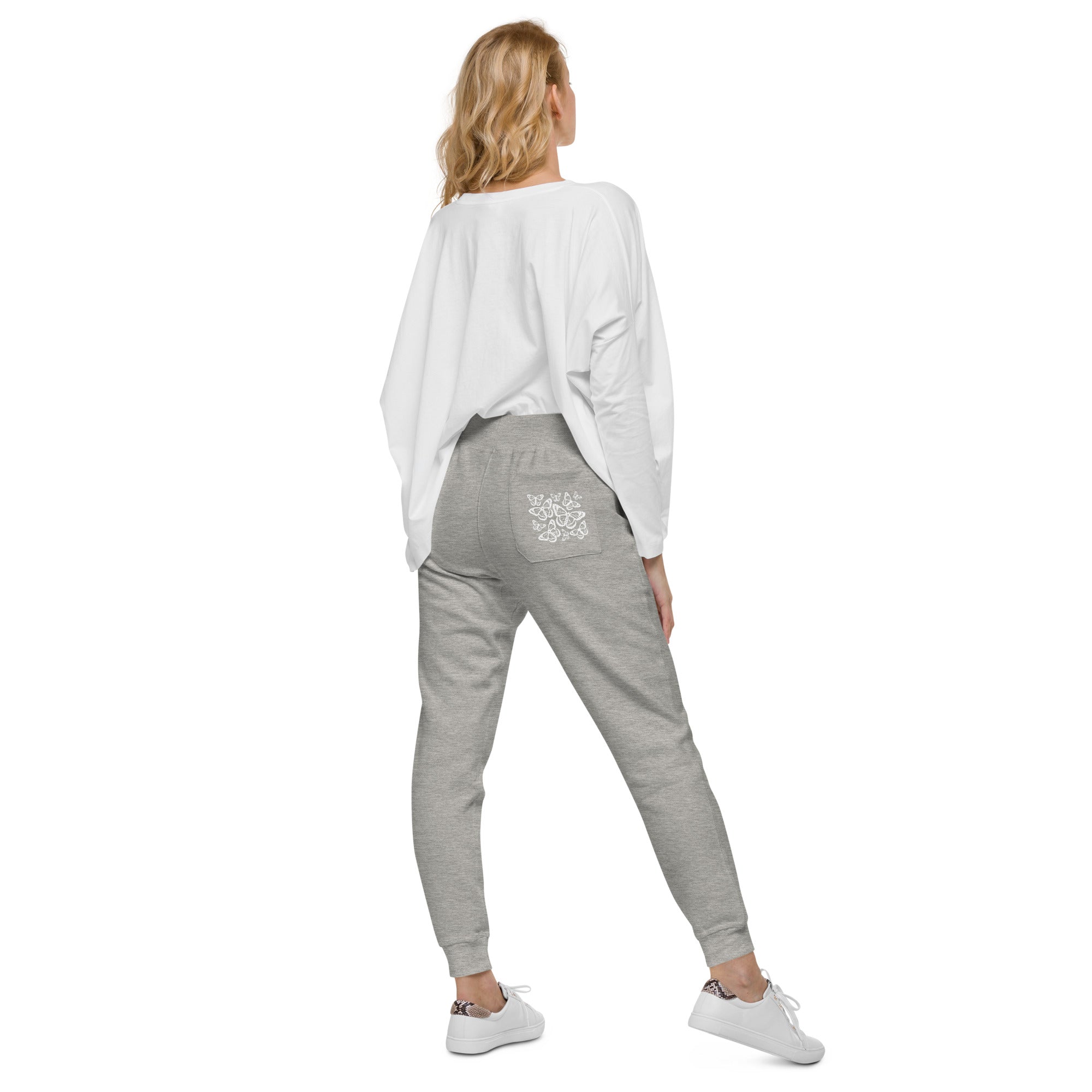 Body Heart & Soul Sweatpants | Butterfly Printed Straight Cut Pants | Streetwear Style Attire | Women's Fashion