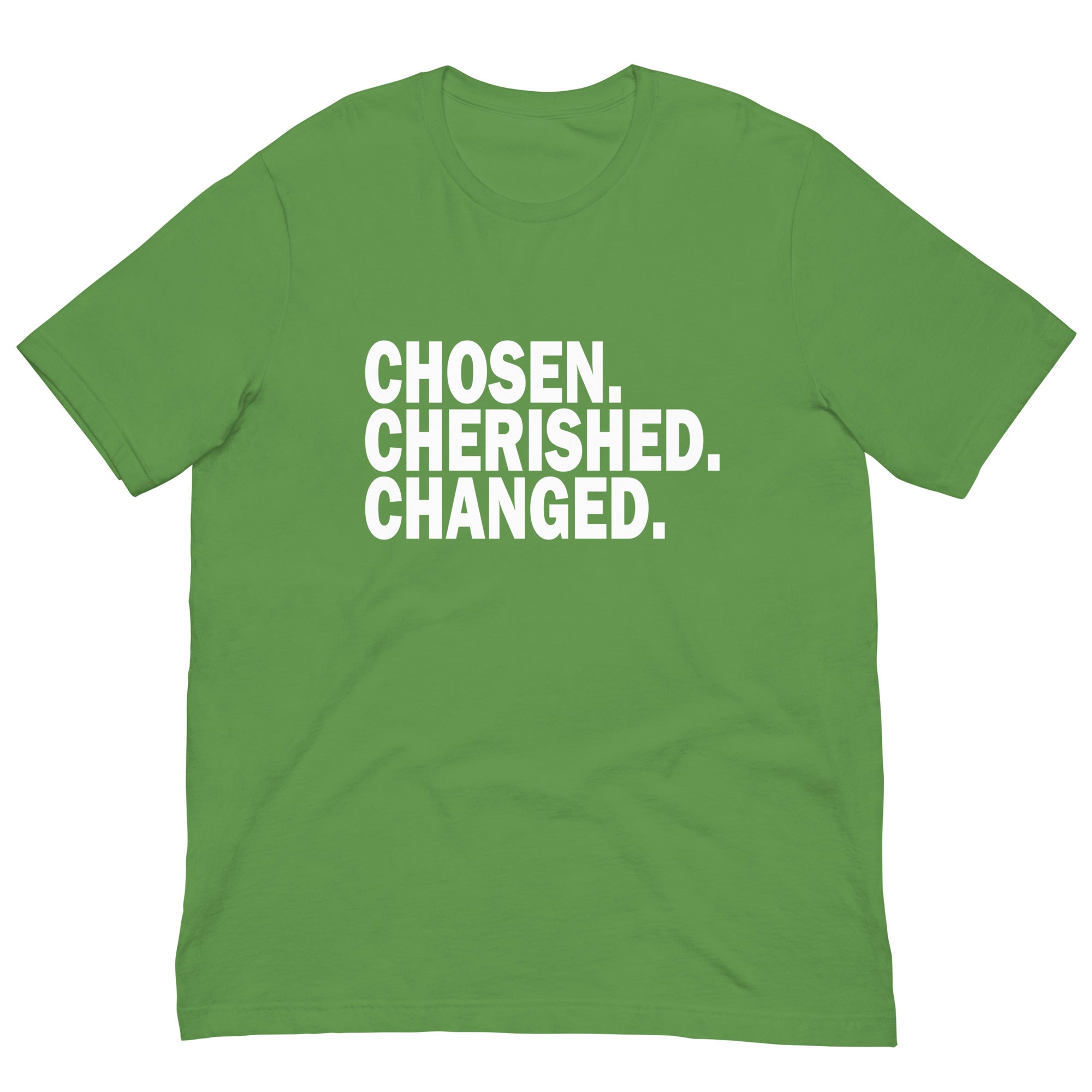 CHOSEN. CHERISHED. CHANGED ~ Unisex Graphic t-shirt