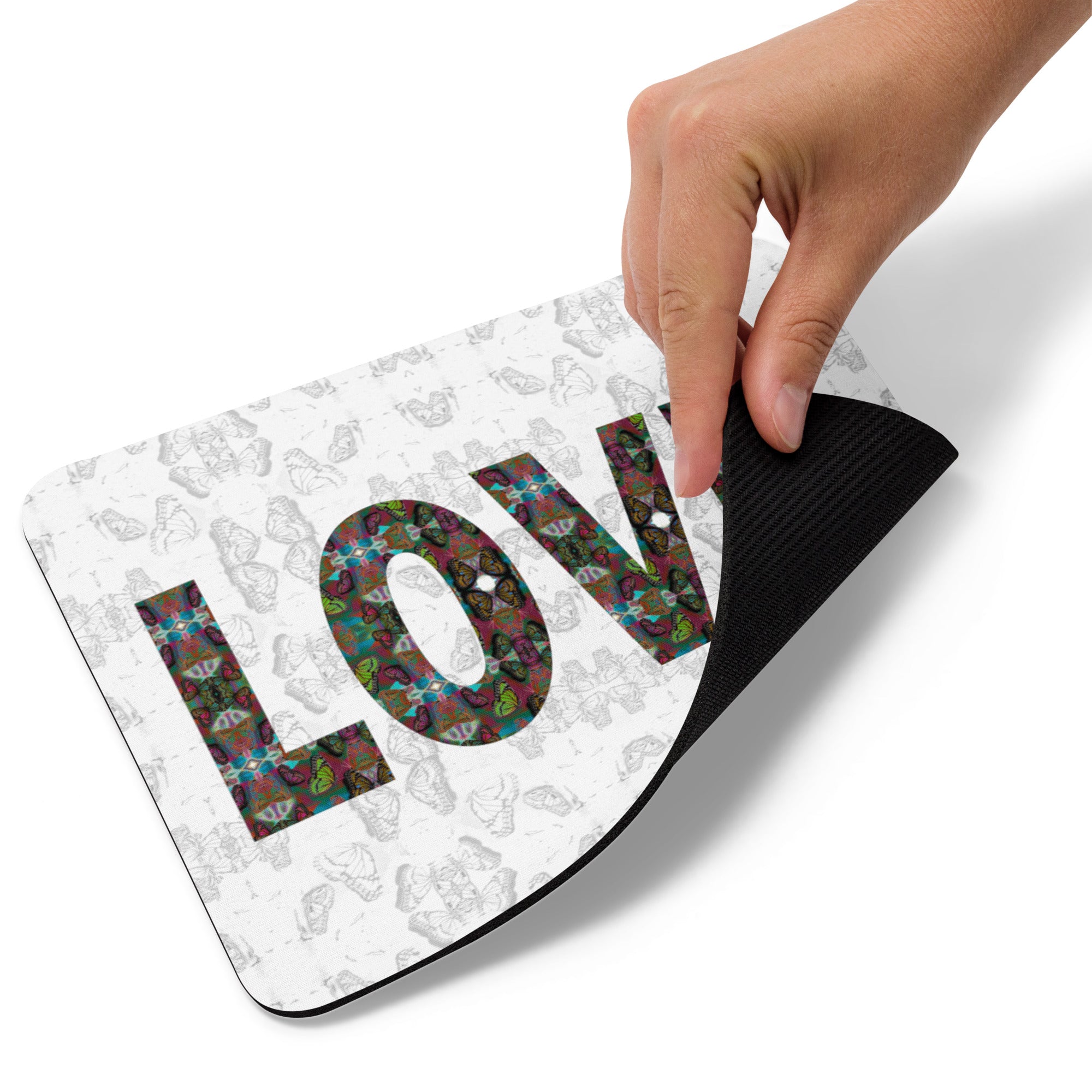 LOVE & Butterflies Mouse pad