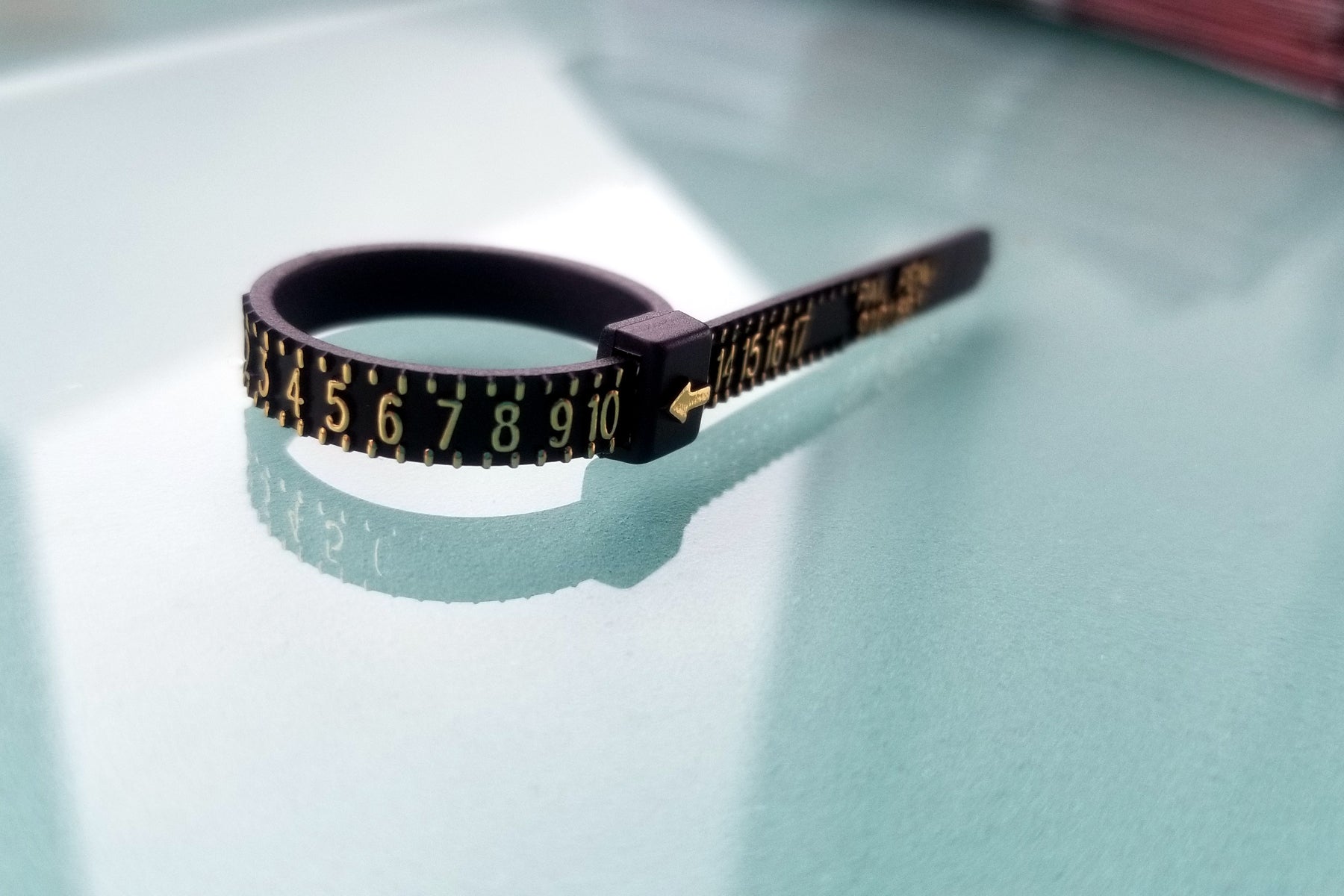 reusable plastic ring sizer - multisizer, measuring tool, finger ruler –  Lisa M. Cantalupo